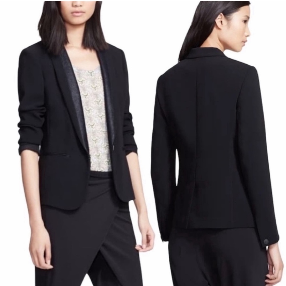 RAG & BONE Lorimer Black Blazer Jacket Coat